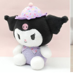 Peluche de Kuromi gorrito de cupcake, Sanrio