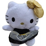 Peluche de Hello Kitty con vestido negro, Sanrio