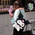 Peluche bolso de Kuromi 30 cm, Sanrio