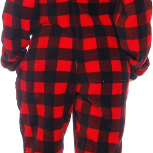 Pijama de cuadros unisex, navidad