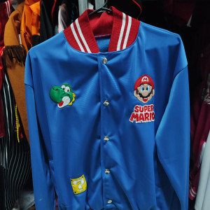 Chaqueta estilo beisbol de Mario bross, suetas, abrigos