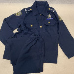 Uniforme de disfraz de oficial de policía para niños, profesiones