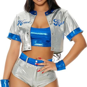 Disfraz Beisbol Sexy para Mujer Traje Halloween