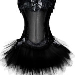 Corset con Tutu para Disfraz Halloween Traje