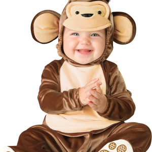 Disfraz de mono travieso para bebé