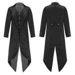 Saco Victoriano Negro Halloween