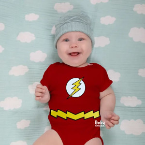 Mameluco para bebés de Flash, DC comics