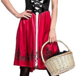 Disfraz de Caperucita Roja gótica para mujer, cuentos, halloween (m/l _ XL)