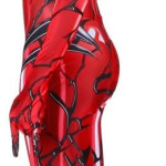 Trajes de cosplay para Halloween, disfraz de elastano, cuerpo rojo, Zentai para mujer, venom