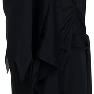 Disfraz de cara de fantasma de Scream, negro, talla único para adulto