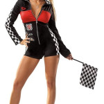 Hot Racer Girl Enterizo Sexy, Disfraz piloto carreras