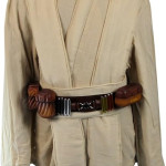 Disfraz completo de Obi Kenobi de lujo Jedi Star Wars Túnica, cosplay Luke SkyWalker