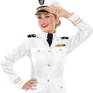Disfraz de capitana de barco, marinero, profesiones, halloween