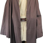 Disfraz completo de Obi Kenobi de lujo Jedi Star Wars Túnica, cosplay Luke SkyWalker