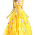 Disfraz de princesa Bella para mujer, bella y la vestia, cuentos, vestido de gala de princesa Belle, disfraz de Halloween para adulto