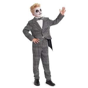 Disfraz de Jack Skellington para niños, disfraces de Halloween para niños, disfraz para niños, Halloween