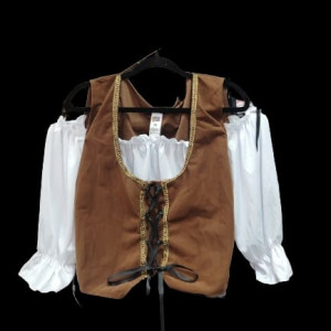 Blusa pirata, renacentista, medieval, disfraz, halloween