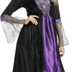 Vestido de bruja morado, Halloween, cuento, disfraz