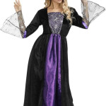 Vestido de bruja morado, Halloween, cuento, disfraz