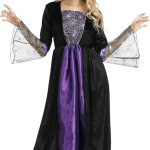 Vestido de bruja morado, Halloween, cuento, disfraz