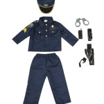 Traje Policía niño, profesiones, disfraz, halloween