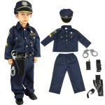 Traje Policía niño, profesiones, disfraz, halloween