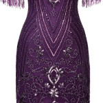 Vestido charleston para mujer, vestido flapper, Halloween