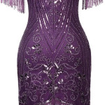 Vestido charleston para mujer, vestido flapper, Halloween