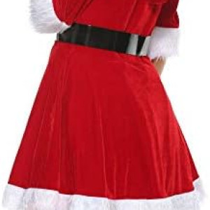 Vestido rojo Santa Claus, señora Claus, navidad